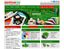 Tablet Screenshot of khatianprint.com